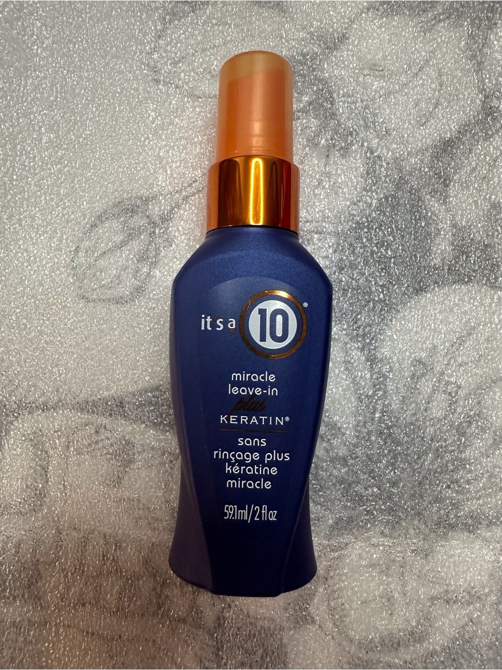 It's a 10 Miracle Leave-In Keratin Spray -